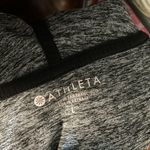 Athleta  Charcoal Cowl Neck hooded long sleeve size large Photo 2