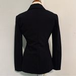 ZARA  Women Black Long Sleeves Tailored Blazer with Buttons Size XL Shoulder Pads Photo 10