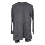 ZARA Knit Gray Black Waterfall Cardigan Size Medium Womens Photo 9
