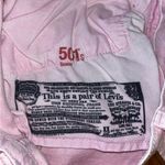 Levi's 501 Scraped Pale Mauve Pink Jeans sz 27 Photo 6