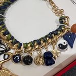 Atterri | Artisan Boho Charm Bracelet ~ Gold Tone Photo 3