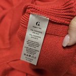 G. Label By Goop The Signature Cardigan Silk Cashmere Red Sz XS Holiday Luxury Photo 6