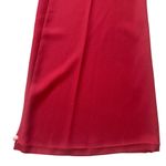 Veronica Beard  Red Wide Leg Sailor Pants Sz 10 High Waist Trousers Career Button Photo 9