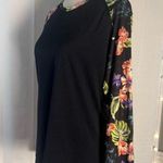 Speedo  Black Top with Floral Sleeves Large Photo 0