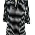 CAbi 5151 Maritime Striped Navy Trench Small Womens Photo 1