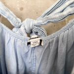 American Eagle Plaid Tie Back Babydoll Mini Dress Photo 3