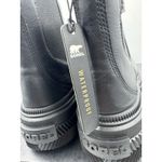 Sorel  Women’s Boots ONA AVE Chelsea Chunky Boot Waterproof Sz 9 Black/Black New Photo 5