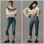 💕MOTHER💕 The High Waisted Pony Boy Ankle Jeans ~ Loafers and Lassos 28 NWT Blue Photo 2