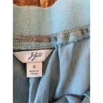 J. Jill 100% linen wide leg embroidered hem pant size small Green Photo 6