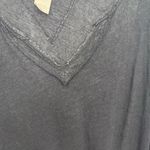 Free People We the Free Head In The Clouds Linen Blend Tee Black Size Small Photo 10