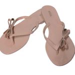 Melissa Pink Sandals Thong Flip Flop Bow – Size 10 Photo 0