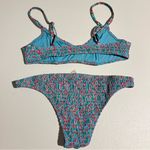 Solid & Striped  Rachel Bikini Top and Bottom in Ditsy Floral Size Medium Photo 1