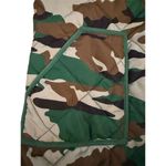 J.Crew  Women's Camouflage Puffer Vest Jacket Green Size S Photo 8