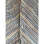 Worthington  Petite Stretch Blue Stripe Button Up Shirt Easy Care Women 16P Photo 3