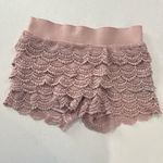 Wet Seal  Pink Crochet Lace Shorts – Size M Photo 1