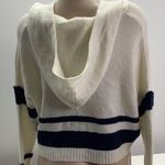 Say What? Say What Size Medium Striped Crop Hooded Sweater Preowned Photo 2
