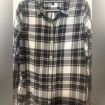 Banana Republic  Black and White Checkered Men's Shirt Photo 2