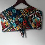 Handmade  Western Neckerchief colorful southwestern eclectic Beads 🔵 Photo 2