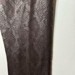 INC  Snake-Print Skinny Pants Brown 4 NWT Photo 5