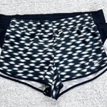 Nike Womens Shorts Size Large Black White Dri-Fit Running Training Gym Comfort Photo 0