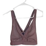 Victoria Sport  Mauve Laser-Cut Detail Strappy Back Sports Bra M Photo 0