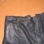 Free People  Vegan Leather Skirt Photo 2