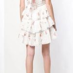 Zimmermann 🆕  Heathers Pintuck Frill Mini Dress in Floating Bouquet Sz 2 US Photo 10