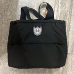 PINK - Victoria's Secret PINK Victoria’s Secret Quilted Tote Bag, Black New w/Tag Retail $49.95 Photo 1