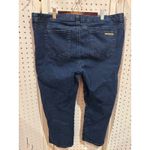 Michael Kors  Womens Dark Wash Denim Jeans Size 14 Bootcut Stretch Photo 6