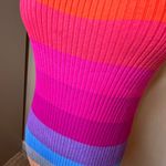 Banana Republic  Rainbow Pride Stretchy Bodycon Dress SZ S Midi Dress Colorful Photo 1