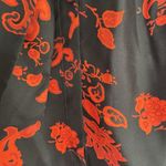 Tory Burch Top Women’s Bow Blouse Black & Red Paisley Print 100% Silk Top Sz 10 Photo 6