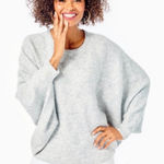 Lilly Pulitzer  Arienza Sweater Grey Dolman Sleeve Pullover XS Photo 0