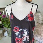 Free People intimately mini slip dress v neck gray floral BoHo western Sββ Photo 4