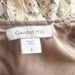 Garnet Hill Battenberg Lace Overlay Mini Dress. Size 2 Photo 5