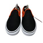 Vans ‎ Custom Slip On CHEER Black Orange Lightning Women's Shoes Size 9 Men's 8 Photo 1