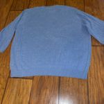 kim rogers Blue V-Neck Sweater 3/4 sleeve top shirt size 1X Photo 1