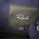 Rails  Navy Blue Rosci Button Down Shirt in Kiss Me Metallic, Size S Photo 6