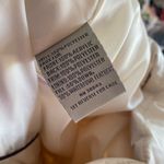 Larry Levine  down medium cream puffer winter jacket coat flap pockets Photo 5