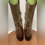 Paul Green Munchen Women Handmade Suede Leather Cowgirl Boots -8 Photo 2