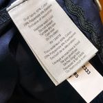 Vineyard Vines  Navy/White Woven Ric Rac Bell Sleeve Shirred Top Size Small Photo 6