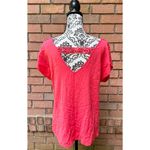 Maurice's GUC  Women's Coral Pullover Top w/ Crochet Detail XL Photo 2