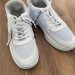 Sole Mates Lace Up Memory Foam Lightweight Womens Athletic White And Grey Shoes Photo 2