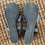 sbicca  Hand Made Silver zhray Wedge Strappy Sandals 8.5 8 39 made in USA Photo 4