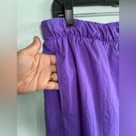 Nike VTG Women’s Purple Track Swooshy Side Zip Pants Jogger Sz L Photo 1