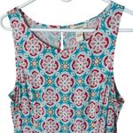 Sundance  Women’s Sz 12 Sleeveless Printed Dress Maxi Long Uneven Hem Photo 1