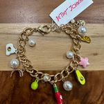 Betsey Johnson Gold Tone Betsey’s Brunch Charm Bracelet NWT Photo 0