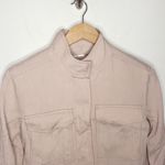 Reiss Ives dusted pink textured twin pocket utility jacket size 2 Photo 6