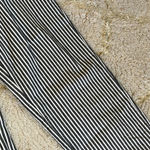 Brandy Melville  White & Light Blue Striped Straight Leg Stretch Pants Photo 2