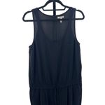 Joie  Size Medium Black Sleeveless Jumpsuit Relaxed Fit Elevated Basic Minimalist Photo 3
