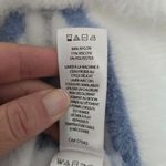 Anthropologie Bailey 44 Stateside Blue and White Striped Fuzzy Mockneck Sweater Size Medium Photo 7